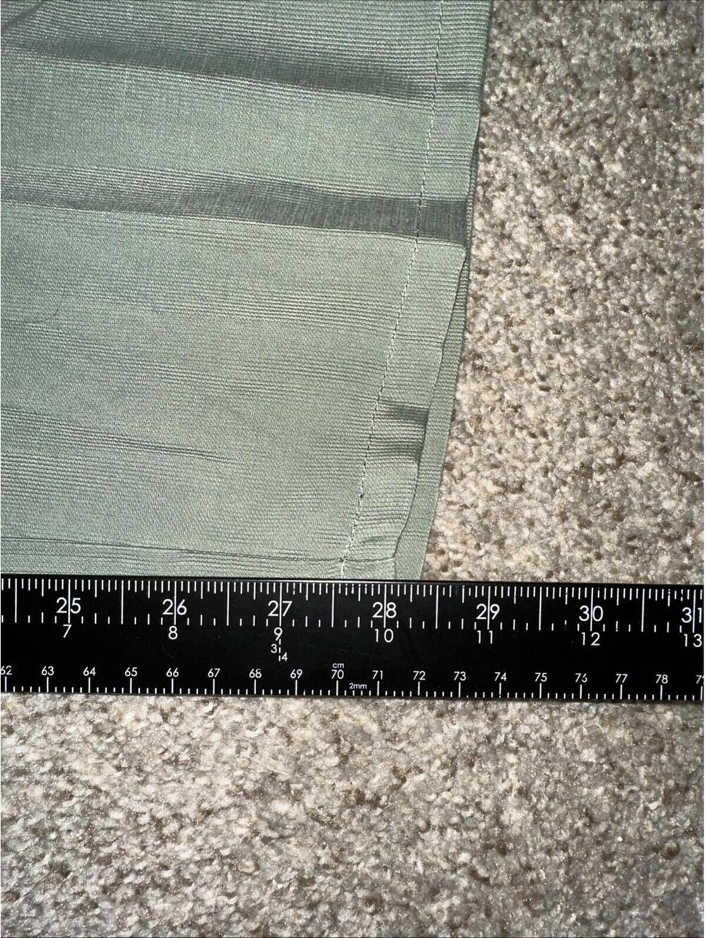 Paige Becca Straight Cargo Pants Size 10 Fatigue Green Lightweight High Waist - Picture 6 of 7